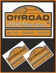 Samolepka OffROAD Maraton 2012 - velká